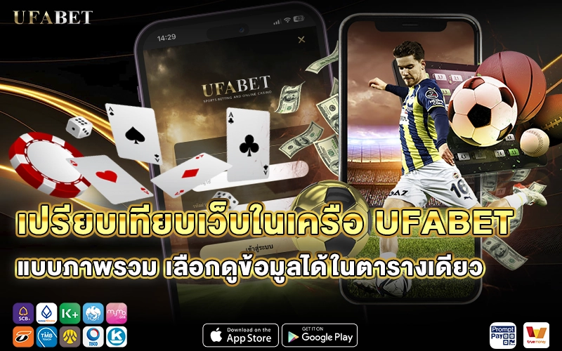 เปรียบเทียบเว็บในเครือ UFABET