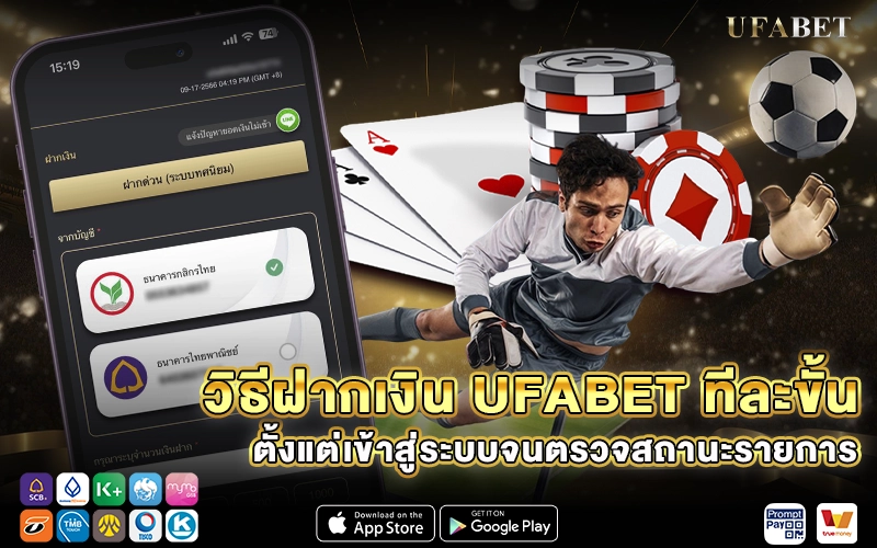 วิธีฝากเงิน UFABET แบบละเอียด